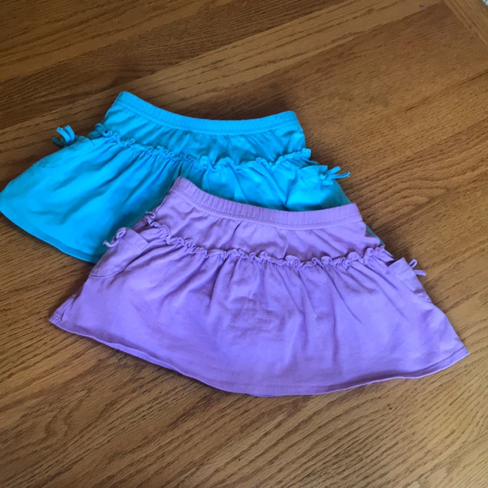 2 Adorable infant girl skirts